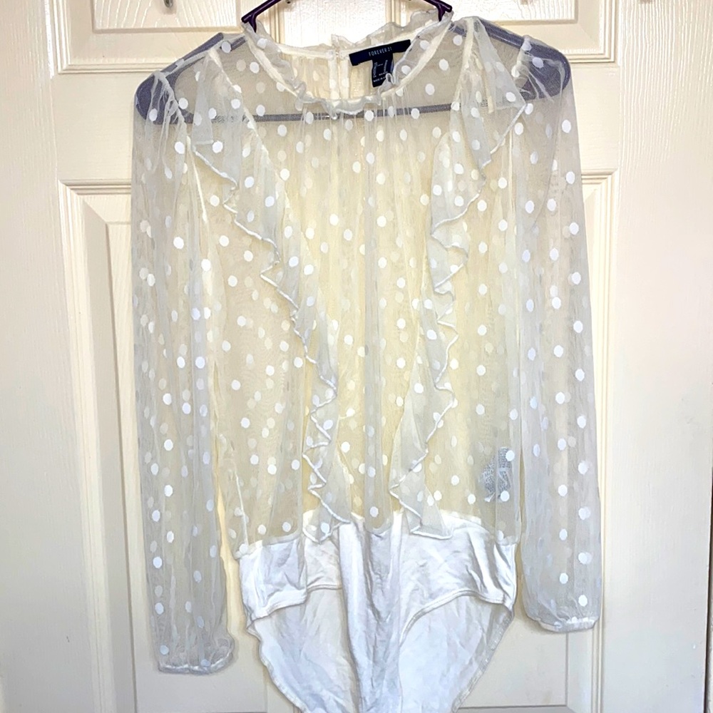 Medium polka dot bodysuit
